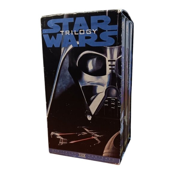 Star Wars Trilogy VHS Tapes Box Set THX Digitally Mastered Collectible Edition - Picture 2 of 16